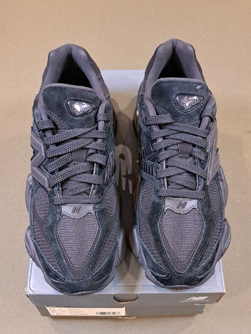 New Balance 9060 Sneakers - Color: Black/Black - Size: Unisex - M 9.5, W 11 D - Picture 3 of 10